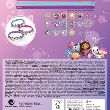 Gabby'S Dollhouse Knutselset Bedelarmband - Babywinkel - 8714274420311