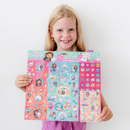 Gabby'S Dollhouse Stickers 7st - Babywinkel - 8714274420380