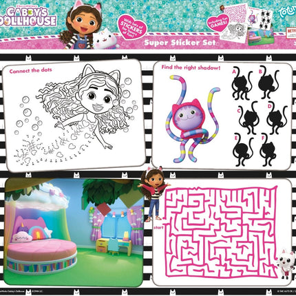 Gabby'S Dollhouse Stickers 7st - Babywinkel - 8714274420380