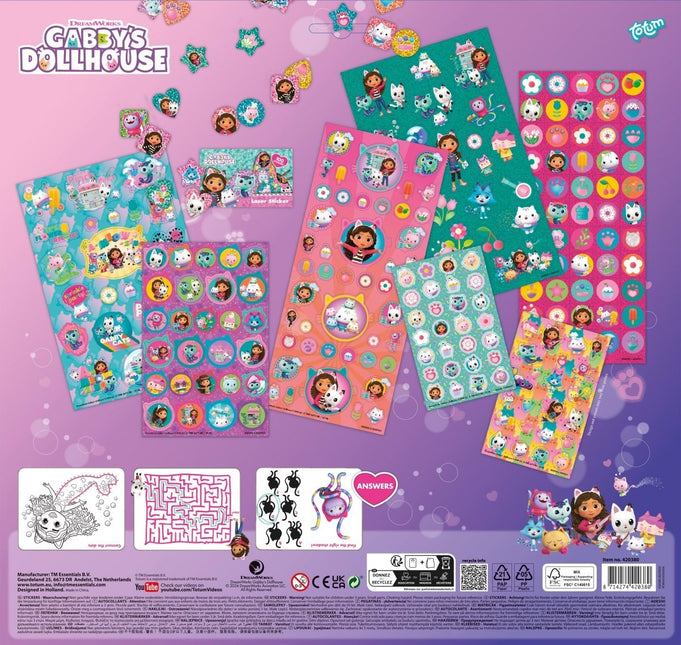 Gabby'S Dollhouse Stickers 7st - Babywinkel - 8714274420380