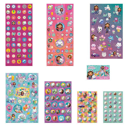 Gabby'S Dollhouse Stickers 7st - Babywinkel - 8714274420380