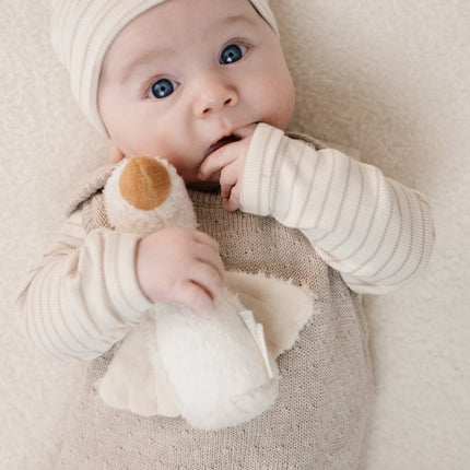 Gebreid boxpakje Soft Beige Melee - Babywinkel - 8721122583173