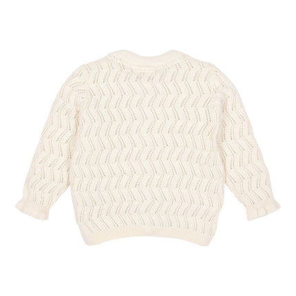 Gebreid vest Creme koop je bij Babywinkel
