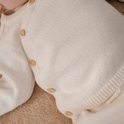 Gebreide broek Off White - Babywinkel - 8721122582992