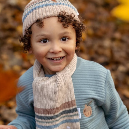 Gebreide muts Taupe - Babywinkel - 8721122580585