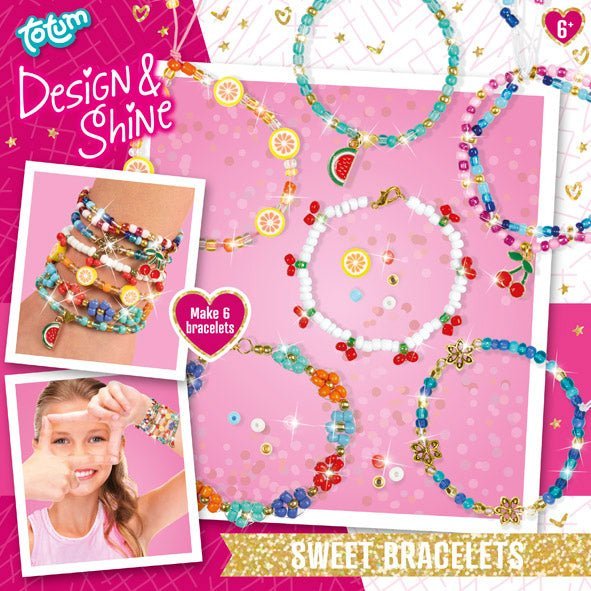 Gekleurde Knutselset Fruit/ Bloemen Armbanden Maken - Babywinkel - 8714274028210