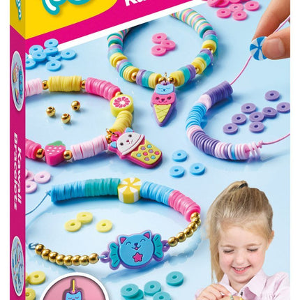 Gekleurde Knutselset Kawaii Armbanden Maken 4st - Babywinkel - 8714274029835