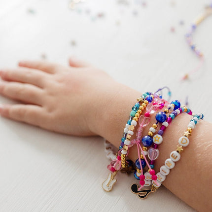 Gekleurde Knutselset Kralen Armbanden Maken - Babywinkel - 8714274028234