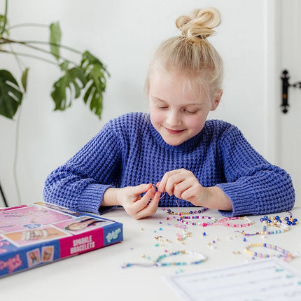 Gekleurde Knutselset Kralen Armbanden Maken - Babywinkel - 8714274028234