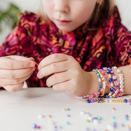 Gekleurde Knutselset Kralen Armbanden Maken - Babywinkel - 8714274028234