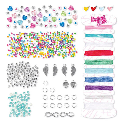 Gekleurde Knutselset Vriendschapsarmbanden Maken - Babywinkel - 8714274028197