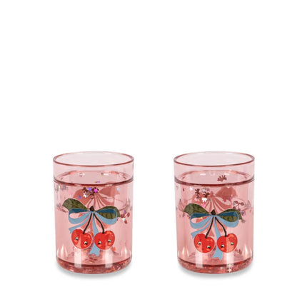 Glitter Bekers Cherry Bow 2st koop je bij Babywinkel