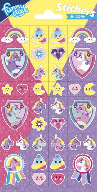 Glitter Stickers Eenhoorn - Babywinkel - 8718819314639