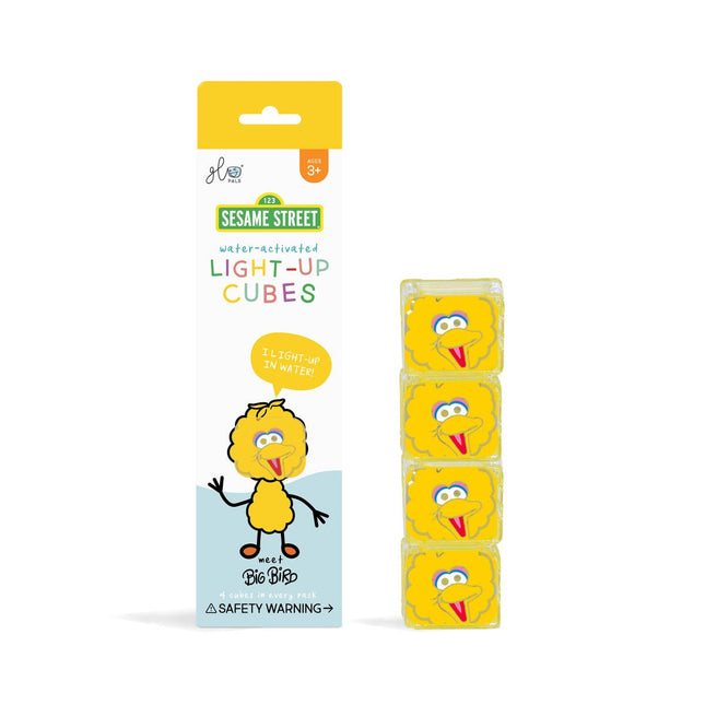 Glo pals light up cubes 4pc Bigbird - Babywinkel - 850016823441