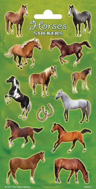 Groene Paarden Stickers - Babywinkel - 8718274280937
