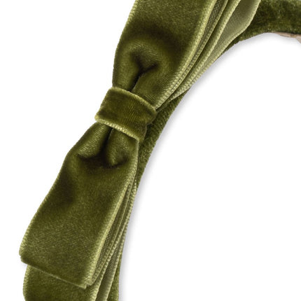 Haarband Velvet Green koop je bij Babywinkel