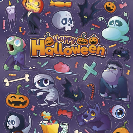 Halloween Stickers Groot - Babywinkel - 8718819315148