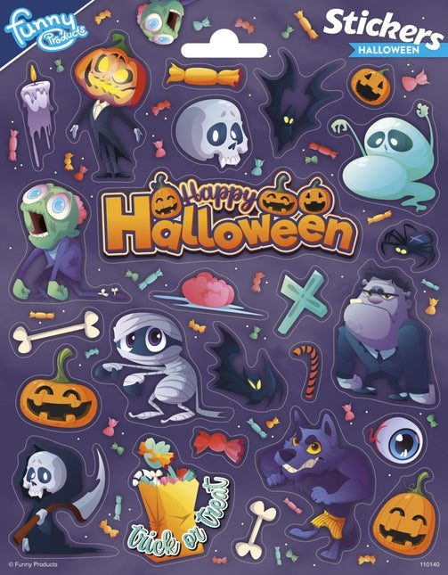 Halloween Stickers Groot - Babywinkel - 8718819315148