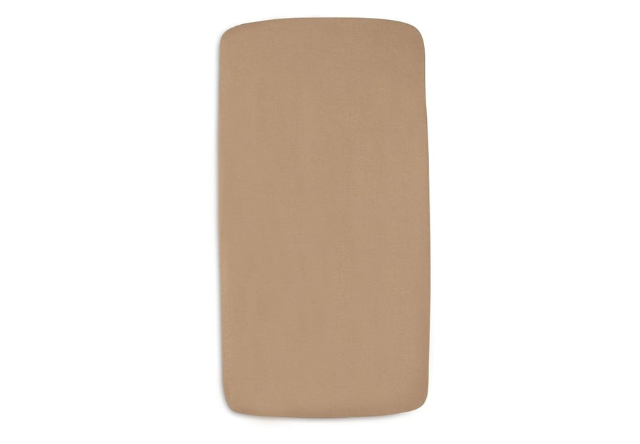 Hoeslaken Jersey 40/50x80/90cm - Sea Green/Biscuit - 2 Stuks - Babywinkel - 8717329393141