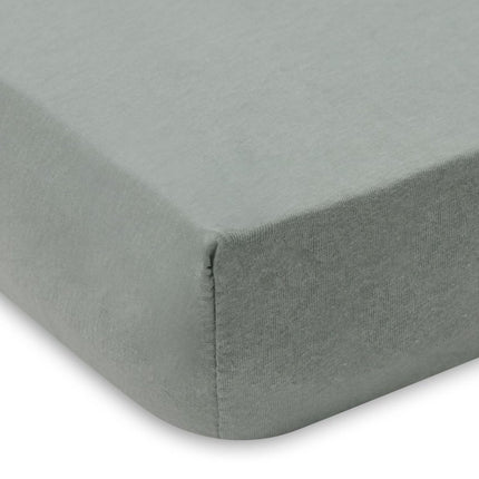 Hoeslaken Jersey 40/50x80/90cm - Sea Green/Ivory - 2 Stuks - Babywinkel - 8717329400238