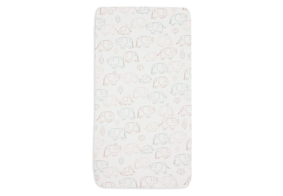 Hoeslaken Jersey 60x120cm - Elephant Tales - Babywinkel - 8717329400337