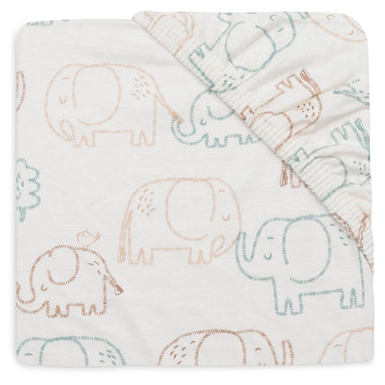 Hoeslaken Jersey 60x120cm - Elephant Tales - Babywinkel - 8717329400337