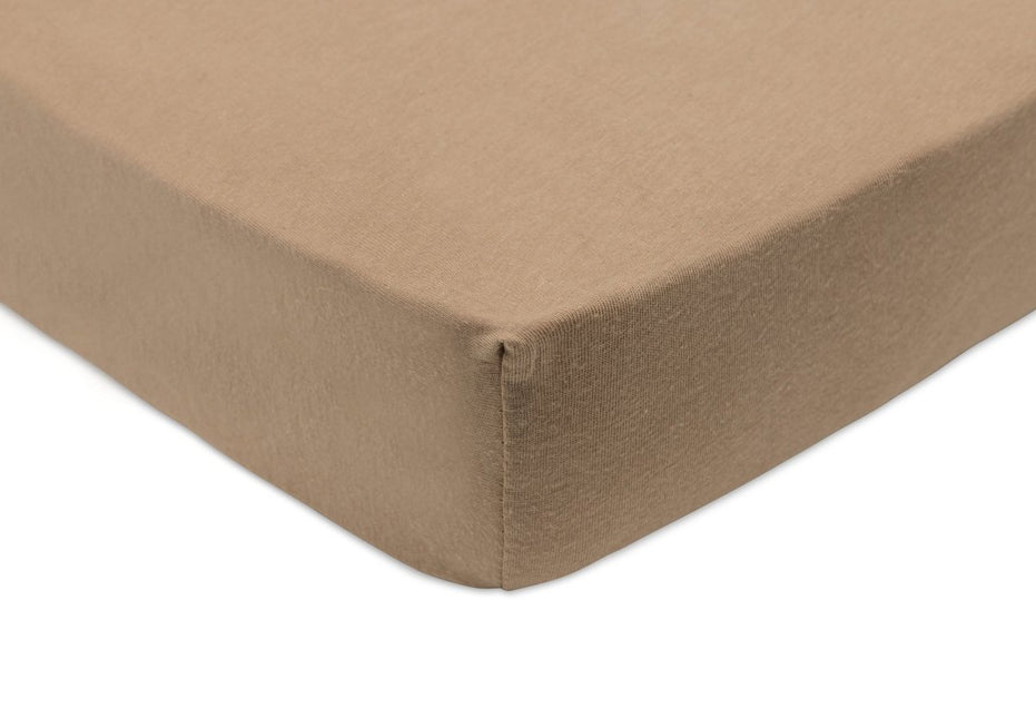 Hoeslaken Jersey 60x120cm - Sea Green/Biscuit - 2 Stuks - Babywinkel - 8717329393158