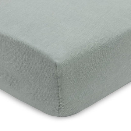 Hoeslaken Jersey 60x120cm - Sea Green/Biscuit - 2 Stuks - Babywinkel - 8717329393158