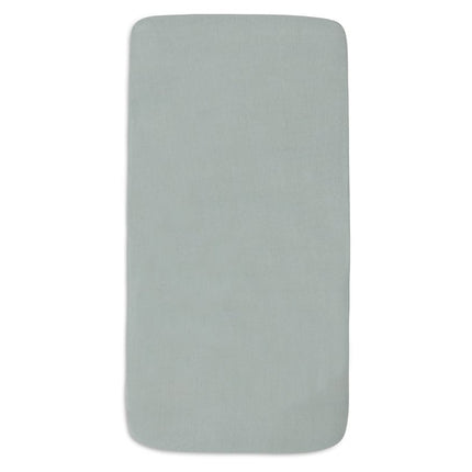 Hoeslaken Jersey 60x120cm - Sea Green/Biscuit - 2 Stuks - Babywinkel - 8717329393158