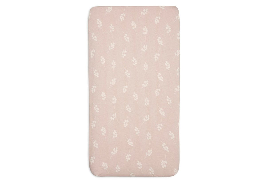 Hoeslaken Jersey 70/140x75/150cm Twig - Wild Rose - Babywinkel - 8717329376359