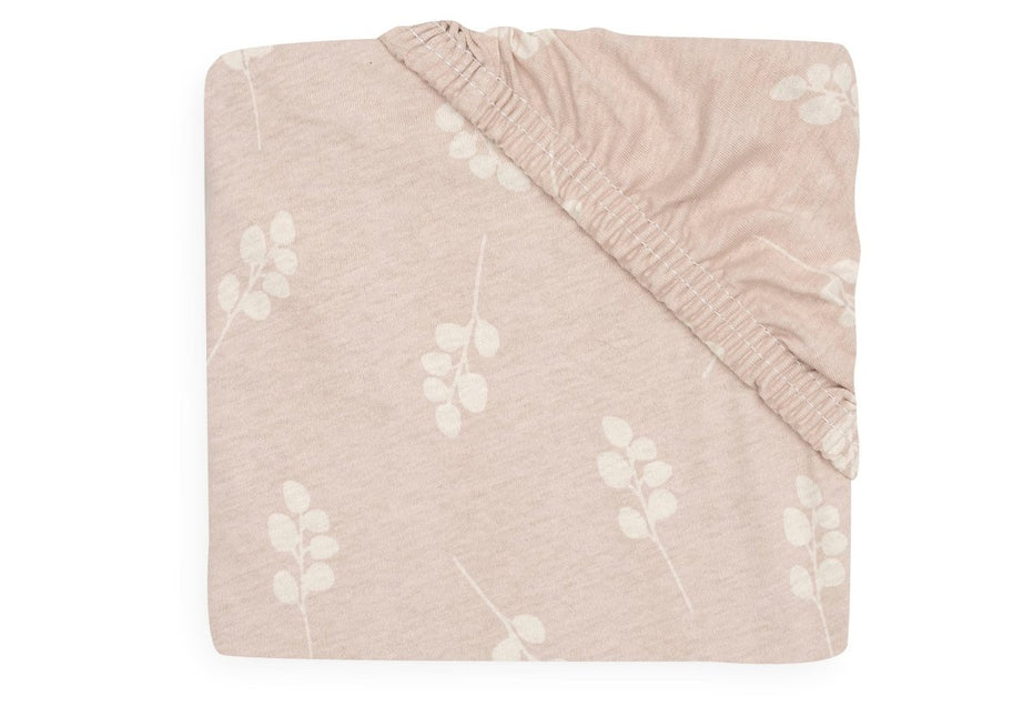 Hoeslaken Jersey 70/140x75/150cm Twig - Wild Rose - Babywinkel - 8717329376359