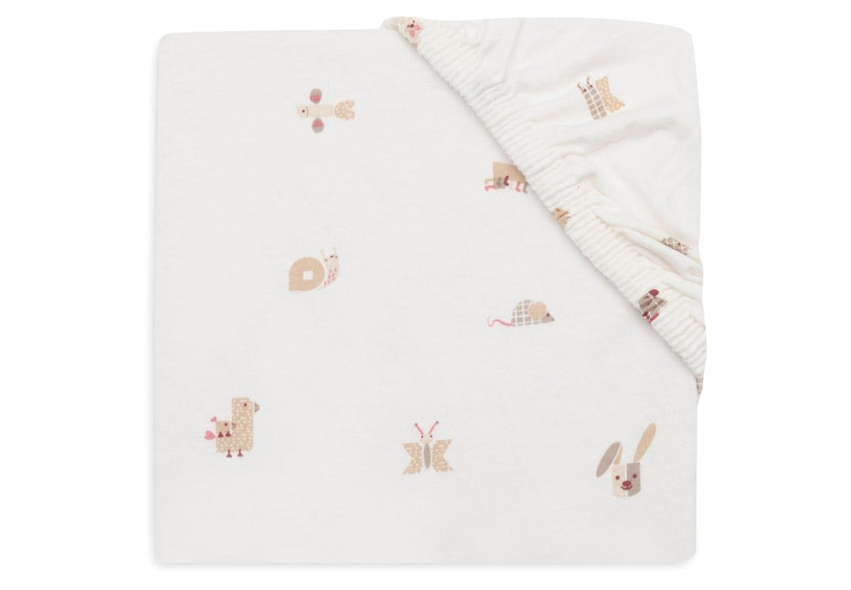 Hoeslaken Jersey 70/75x140/150cm - Animal Friends - Babywinkel - 8717329400313