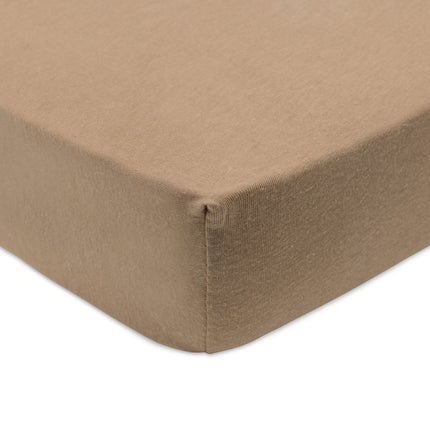 Hoeslaken Jersey 70/75x140/150cm - Wild Rose/Biscuit - 2 Stuks - Babywinkel - 8717329393196
