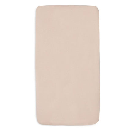 Hoeslaken Jersey 70/75x140/150cm - Wild Rose/Biscuit - 2 Stuks - Babywinkel - 8717329393196