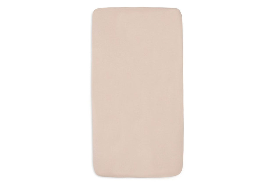 Hoeslaken Jersey 70/75x140/150cm - Wild Rose/Biscuit - 2 Stuks - Babywinkel - 8717329393196