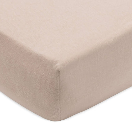 Hoeslaken Jersey 70/75x140/150cm - Wild Rose/Biscuit - 2 Stuks - Babywinkel - 8717329393196