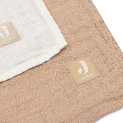 Hydrofiele Doek Large 115x115cm - Biscuit/Ivory - 2 Stuks - Babywinkel - 8717329394117
