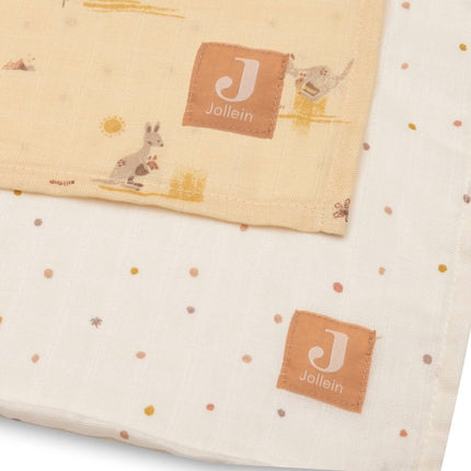 Hydrofiele Doek Large 115x115cm - Kangaroots - 2 Stuks koop je bij Babywinkel