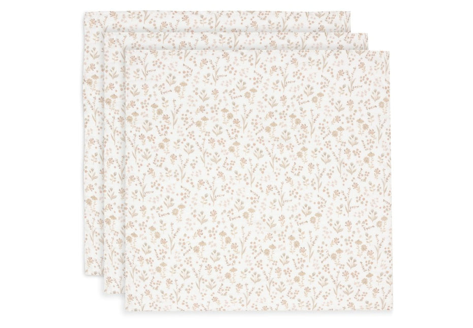 Hydrofiele Doek Small 70x70cm - Bloomy - 3 Stuks - Babywinkel - 8717329393325