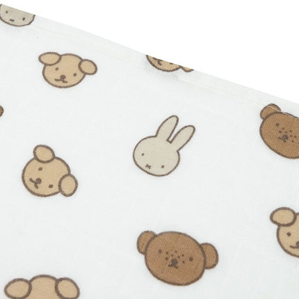 Hydrofiele Doek Small 70x70cm - Miffy and Friends - 3 Stuks - Babywinkel - 8717329393400