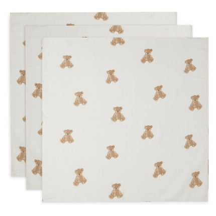 Hydrofiele Doek Small 70x70cm - Teddy Bear - 3 Stuks - Babywinkel - 8717329369443