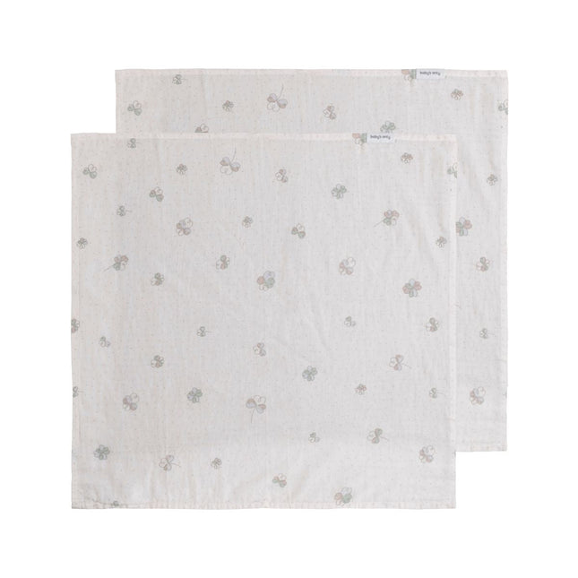 Hydrofiele doek Tender clover - 65x65 - 2 - pack - Babywinkel - 8721052102574