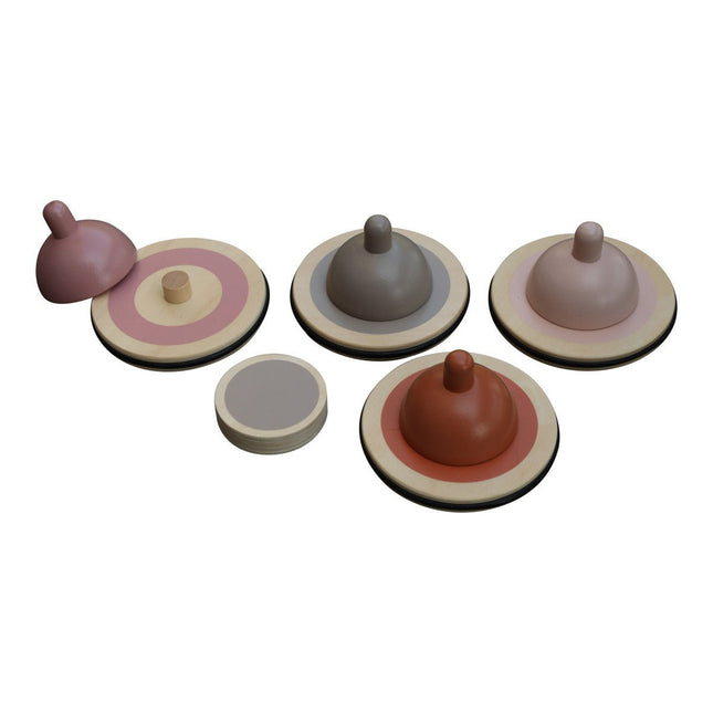 Indoor curling taupe/pink koop je bij Babywinkel