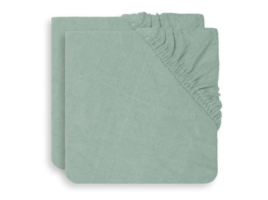 Jollein Aankleedkussenhoes Badstof Ash Green 50x70m 2st - Jollein - Babywinkel - 8717329360068