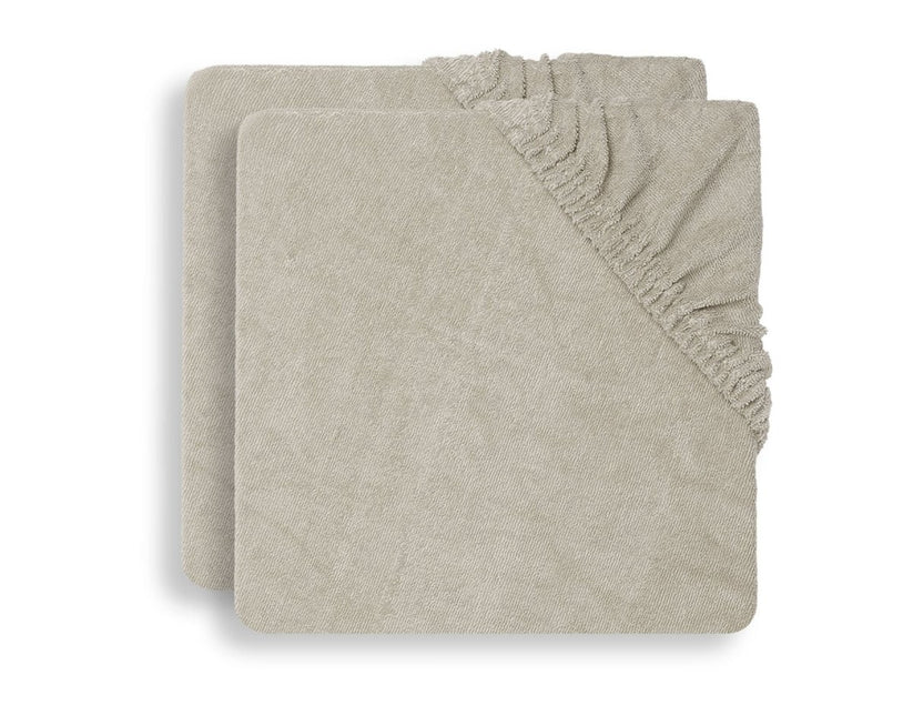 Jollein Aankleedkussenhoes Badstof Nougat 50x70m 2st - Jollein - Babywinkel - 8717329361324