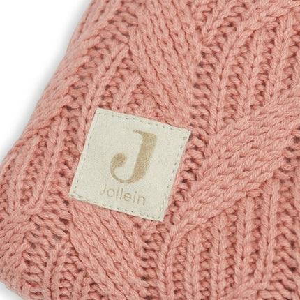 Jollein Aankleedkussenhoes Spring Knit Rosewood 75x85cm - Jollein - Babywinkel - 8717329364677