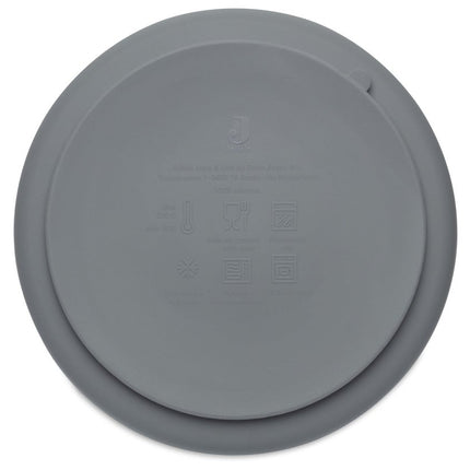 Jollein Baby Bordje Silicone Storm Grey - Jollein - Babywinkel - 8717329366398