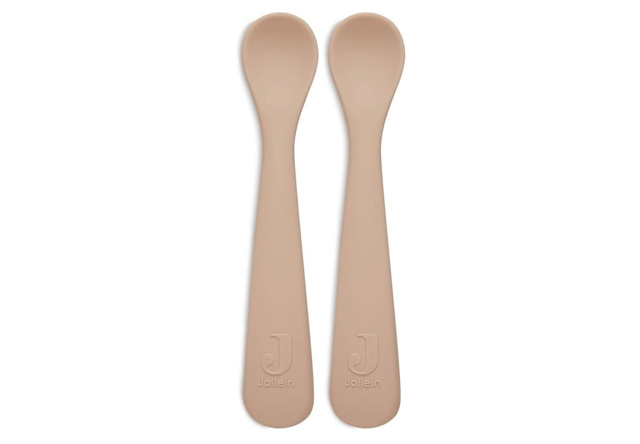 Jollein Bestekset Lepels Pale Pink 2st - Jollein - Babywinkel - 8717329366480
