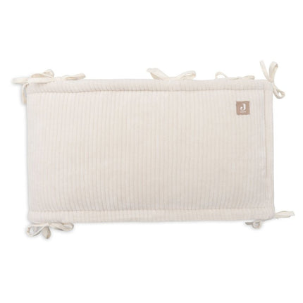 Jollein Boxbumper Cloudy Rib/ Oatmeal 180X30Cm - Babywinkel - 8717329401549
