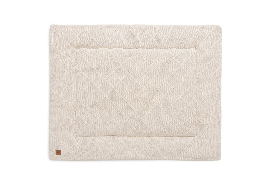 Jollein Boxkleed Check Knit Oatmeal 75 X 95 Cm koop je bij Babywinkel